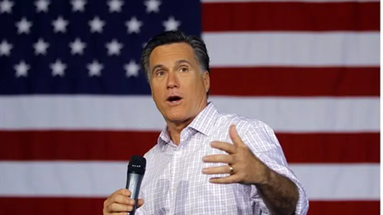 Romney at a campaign stop in Dayton, Ohio