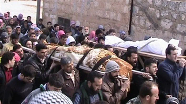 Funerals for Free Syrian Army soldiers