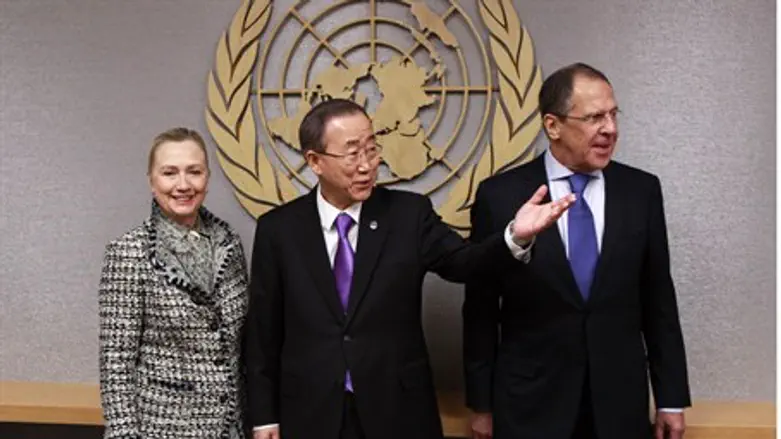 Clinton, Moon, Lavrov
