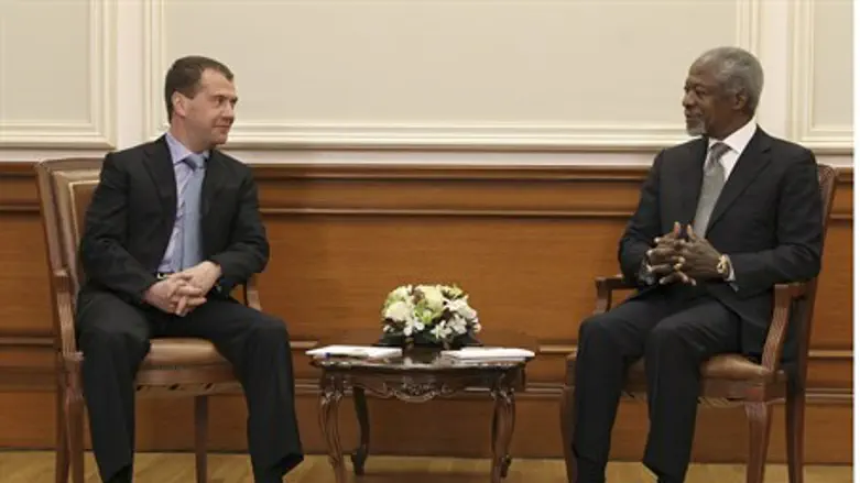 Medvedev and Annan