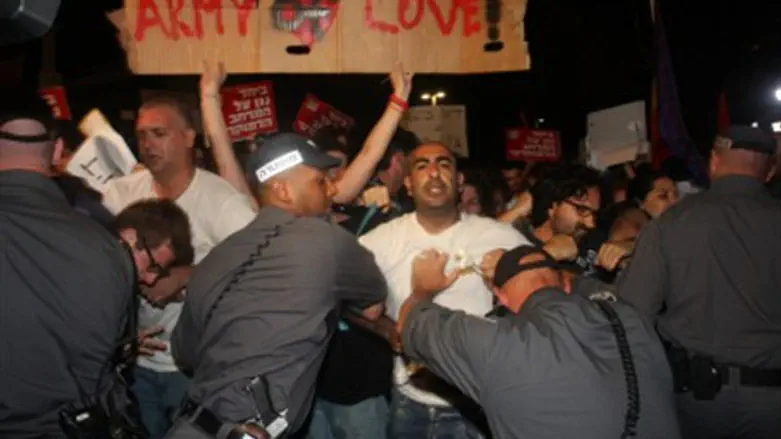 Leftist demo
