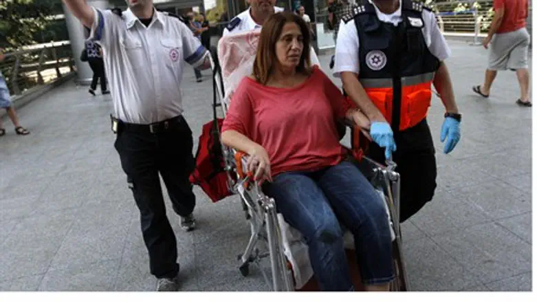 Nurit Harush, wounded in terror attack in Bul