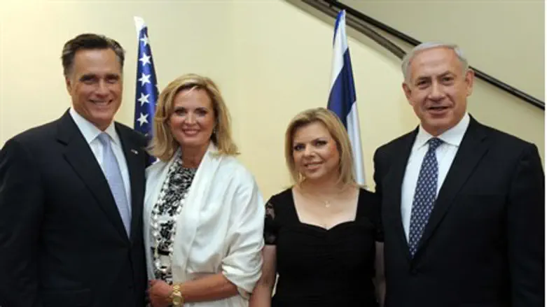 Romney with Netanyahu in Israel visit