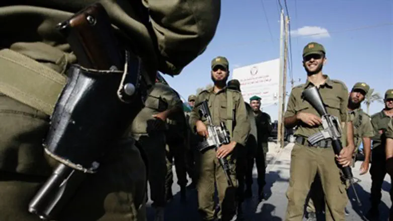 Hamas terrorists in Gaza