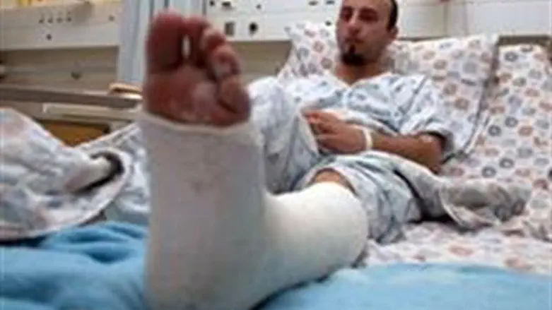 The Arab worker in hospital