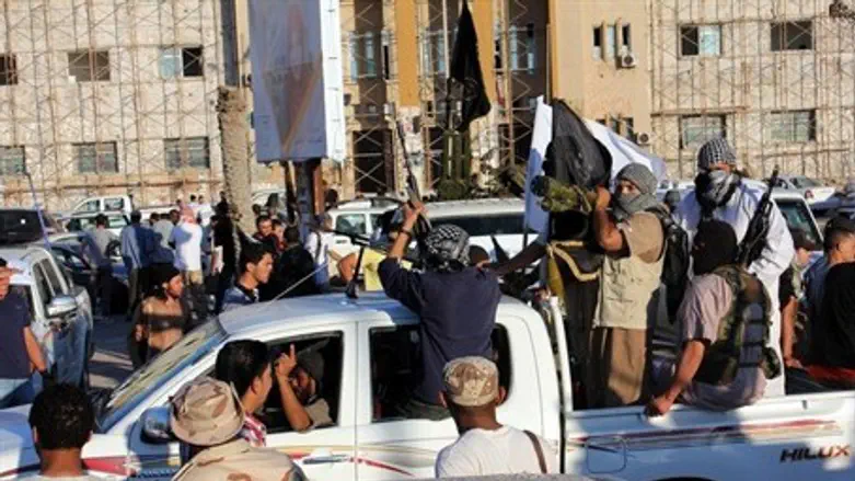 Libyan militias in Benghazi, 2012