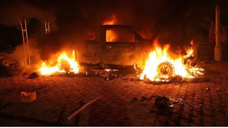 Fire near U.S. consulate in Benghazi