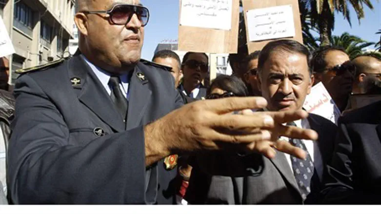 Security and police officials at Tunisia's In