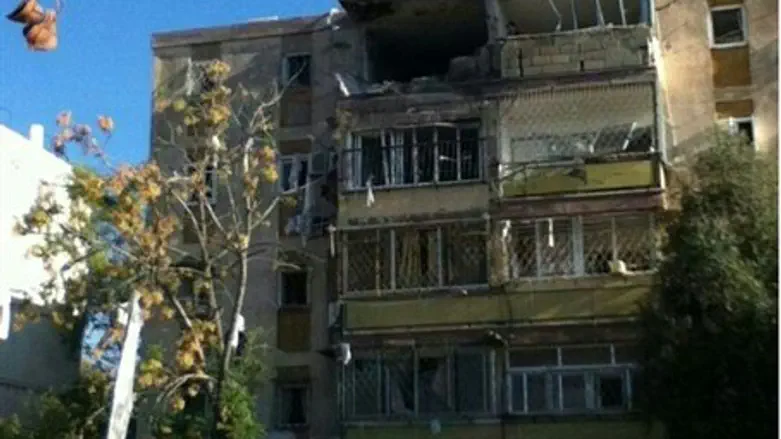 Damaged Home in Kiryat Malachi