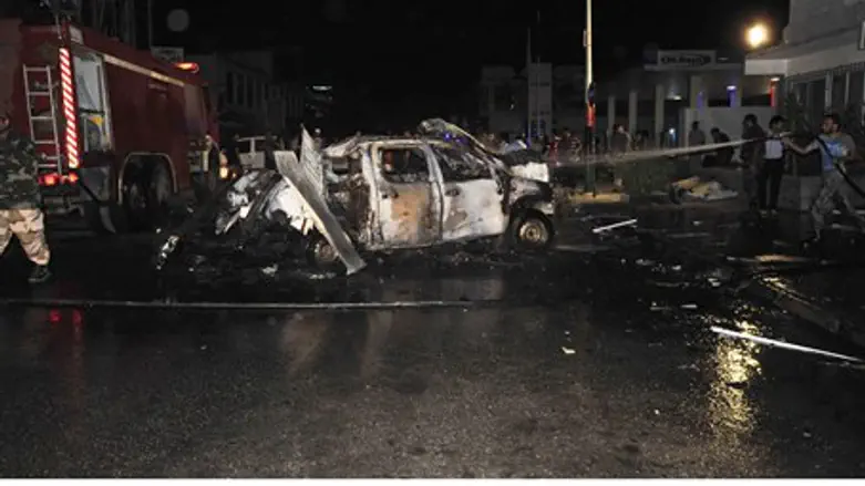 car explosion in Benghazi