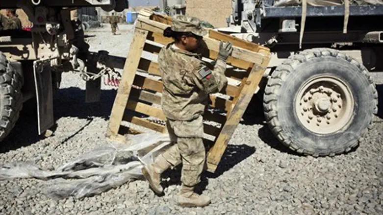 Female US infantry soldier, Kandahar, Afghani