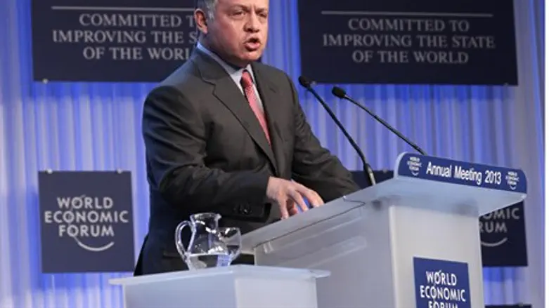 Jordan's King Abdullah at the annual meeting 