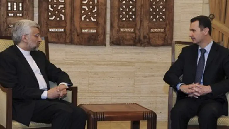 Jalili with Assad