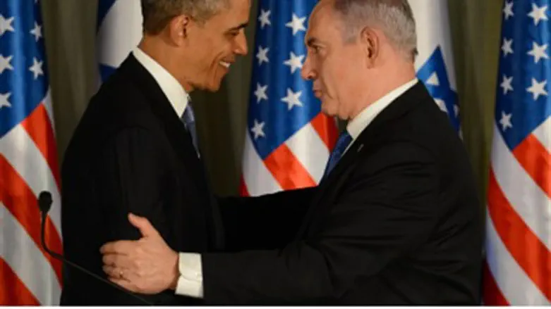 Netanyahu embraces Obama