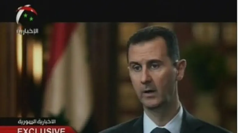 Assad on state television channel Al-Ikhbariy