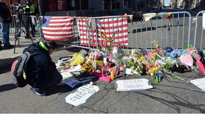 Site of Boston attack