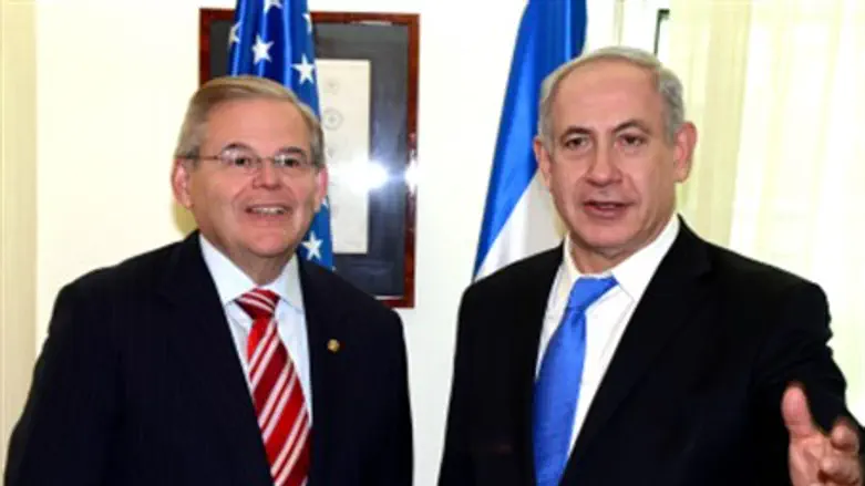 Menendez with Netanyahu