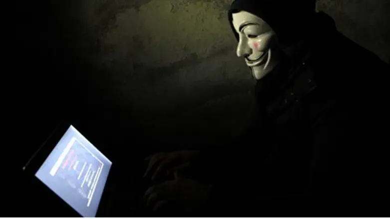 'Anonymous' hacker (illustrative)