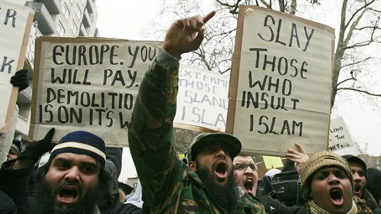 British Islamists march in London (file)