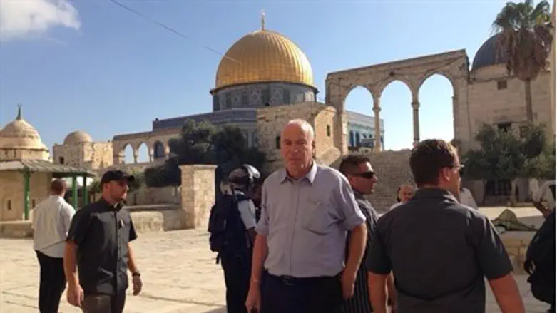 Uri Ariel on Temple Mount