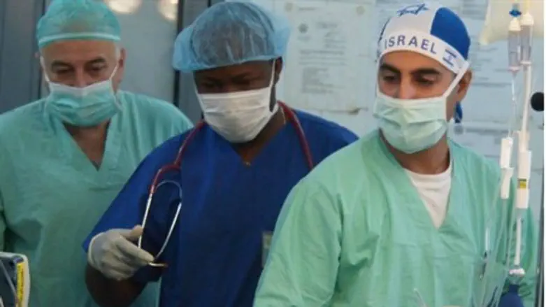 Joint team performs surgery in Tanzania
