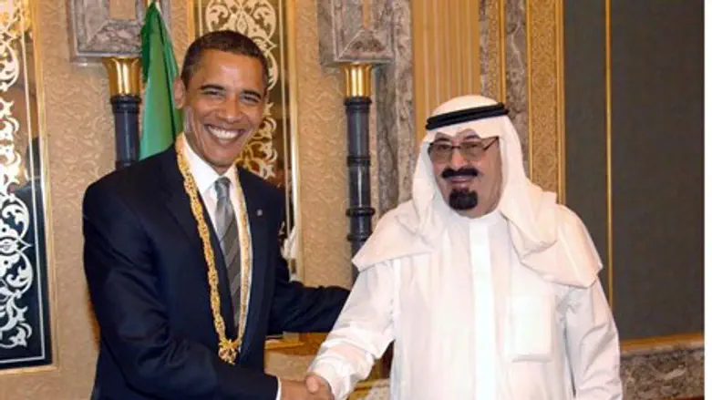 Obama and Saudi King Abdullah