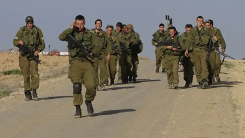 IDF on the Gaza border (file)