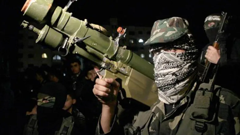 Hamas terrorist in Gaza City (illustrative)