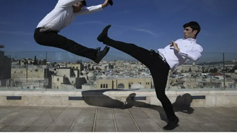 Martial arts in Jerusalem (file)