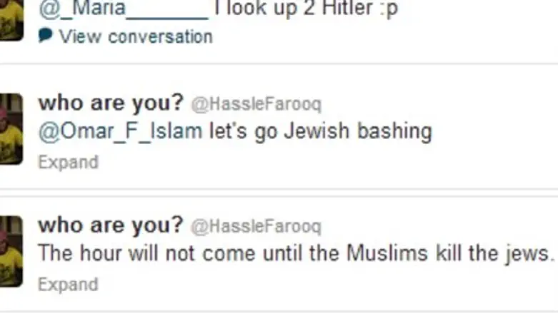 Anti-Semitic tweets
