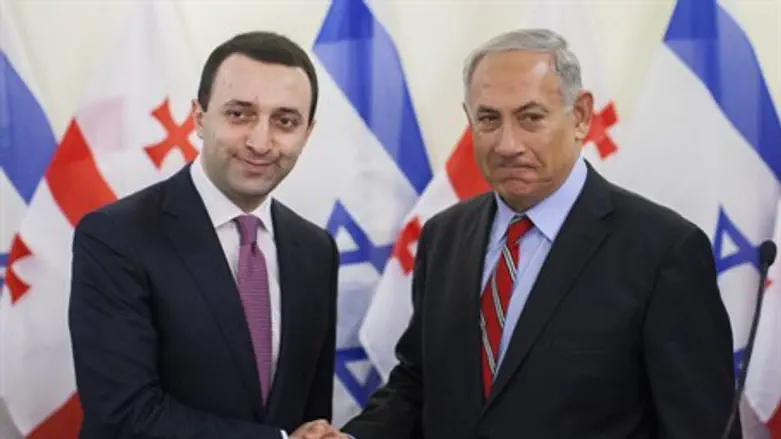 Binyamin Netanyahu and Irakli Garibashvili