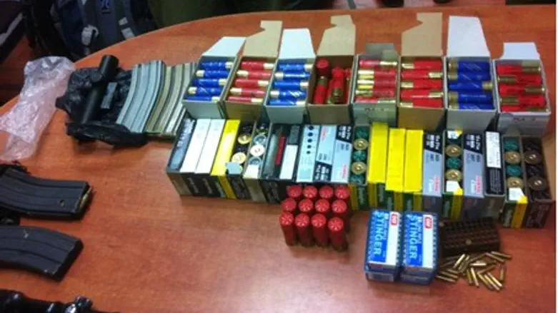 Weapons cache confiscated by police