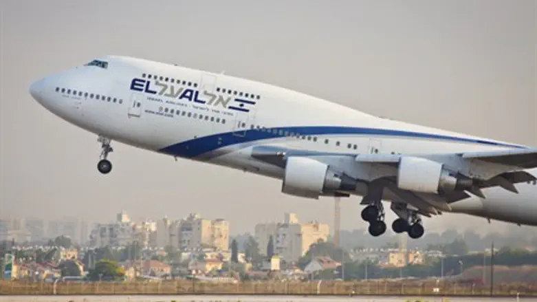 El Al flight (illustration)
