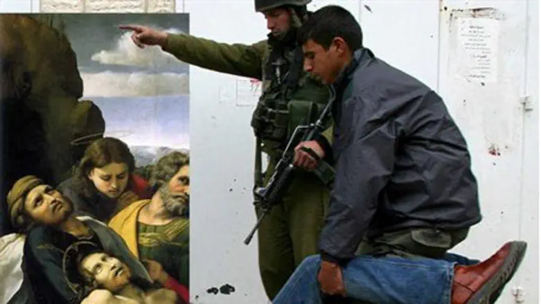 PA turns Jesus into 'wounded Palestinian'