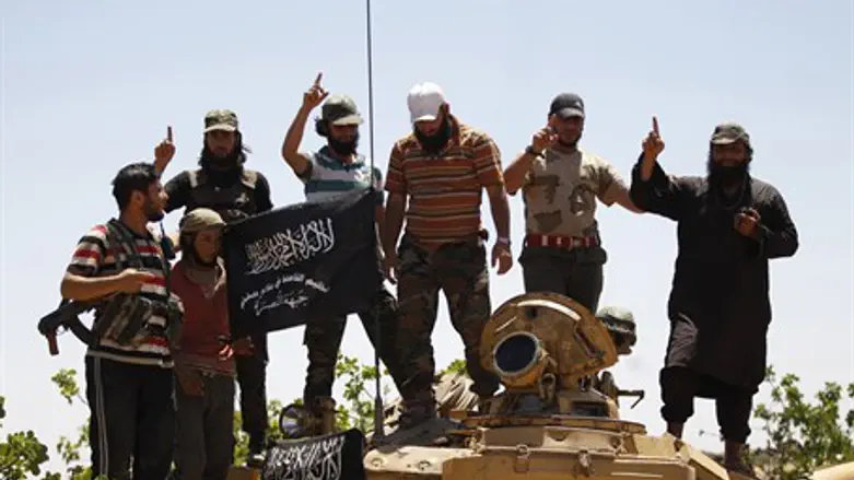 Syrian rebels from the Al Qaeda-linked Nusra