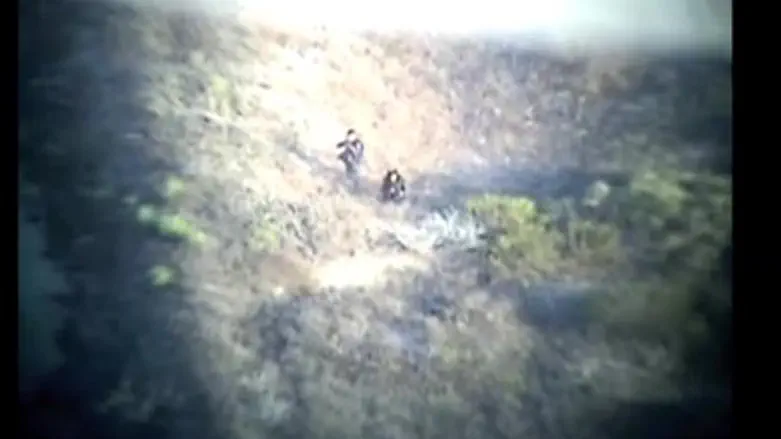 IDF Givati soldiers fire at the terrorists
