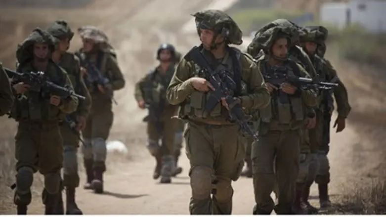 Soldiers in Gaza