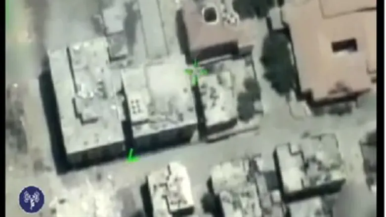 Footage seconds before IAF strike on Al Wafa