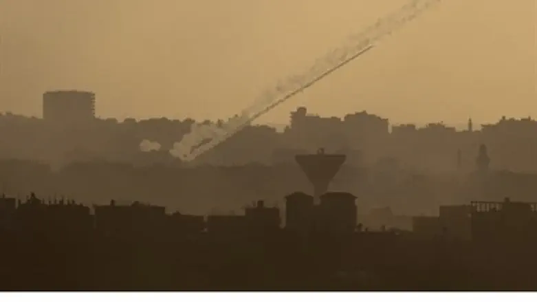 Rocket barrage from Gaza