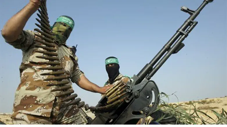 Terrorists from Hamas' Ezzedine al-Qassam Bri