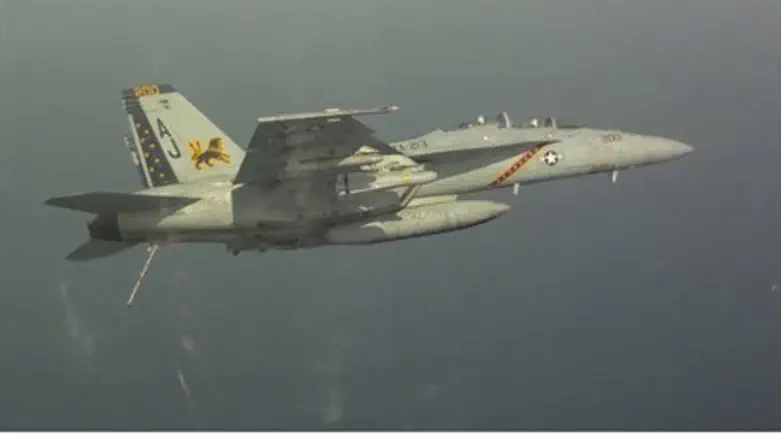 US army jet in strikes on ISIS