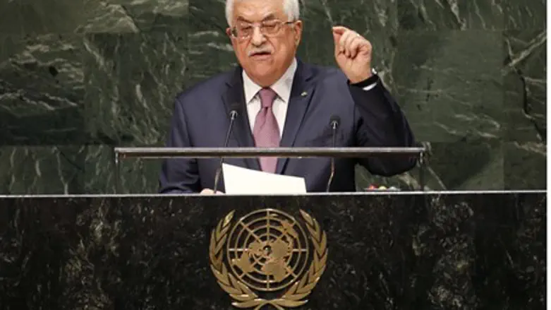 Mahmoud Abbas addresses the UN General Assemb