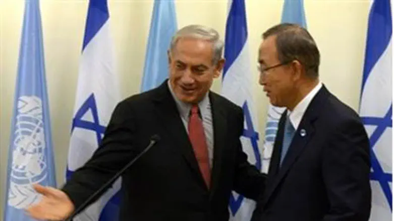 Netanyahu and UN Chief Ban Ki-moon