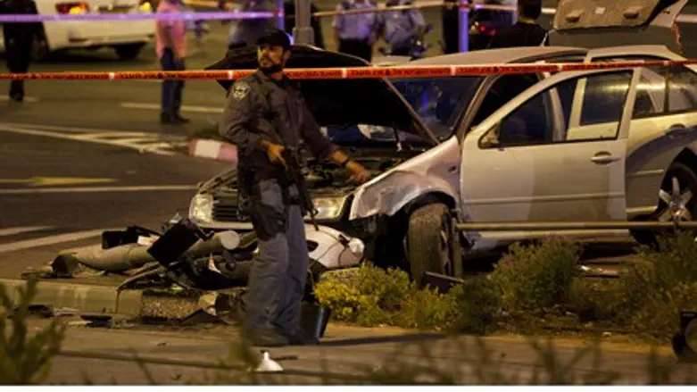 Scene of light rail terror attack