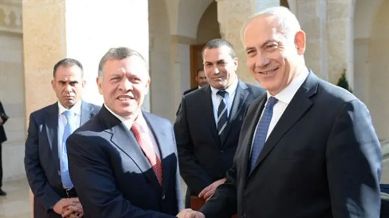 Jordanian King Abdullah II, Binyamin Netanyah