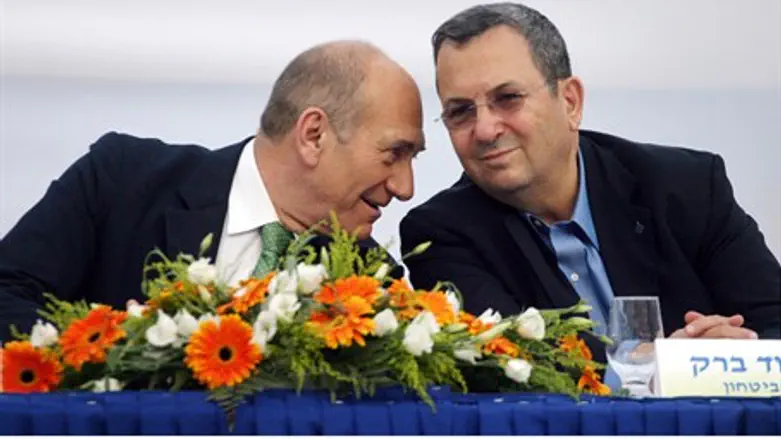 Olmert and Barak