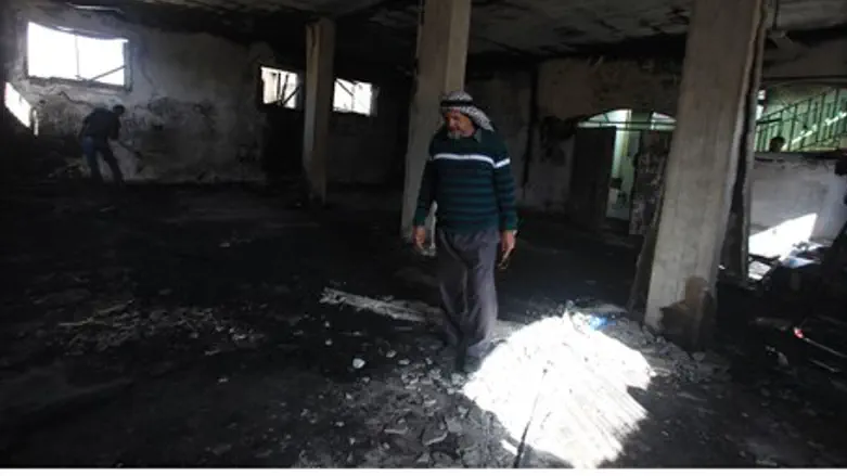 Al-Mughayir mosque fire