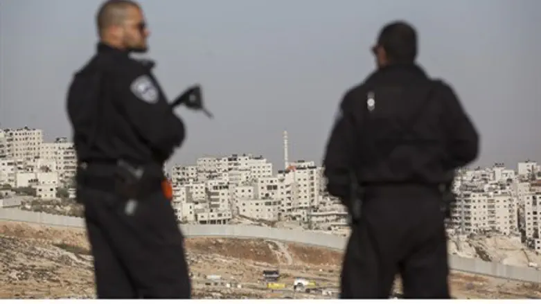 Israeli police on patrol (illustrative)