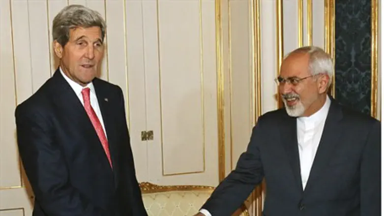 Secretary of State John Kerry and Iranian Foreign Minister Mohammad Javad Zarif