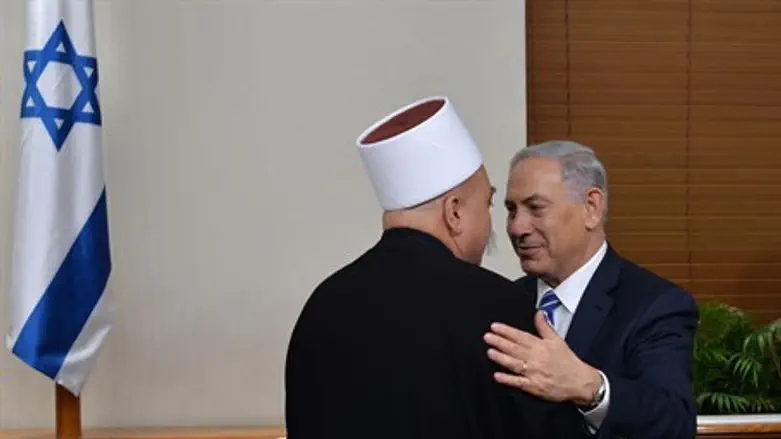נתניהו עם ראשי העדה הדרוזית